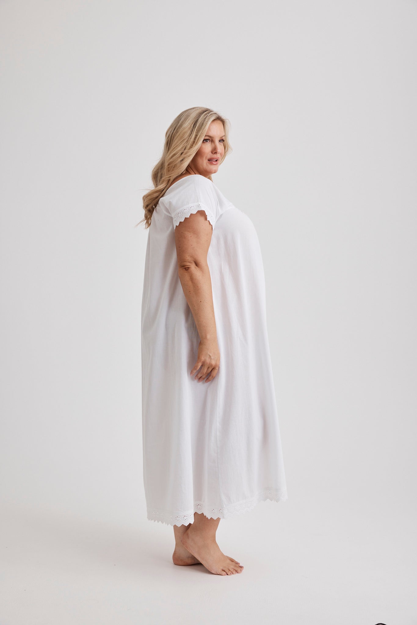 Arianna - Nightie - Long - White