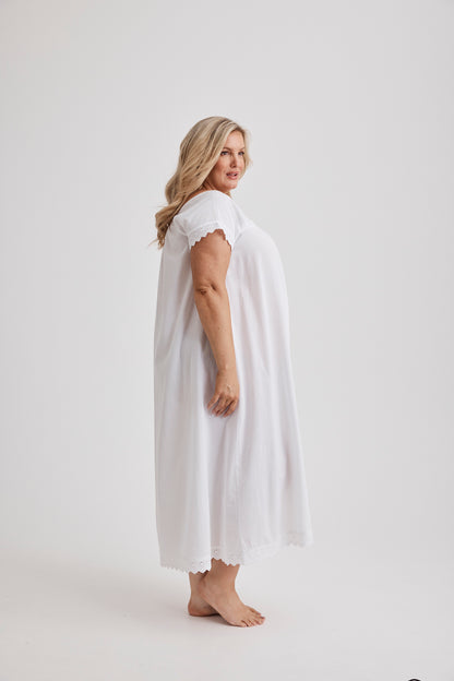 Arianna - Nightie - Long - White