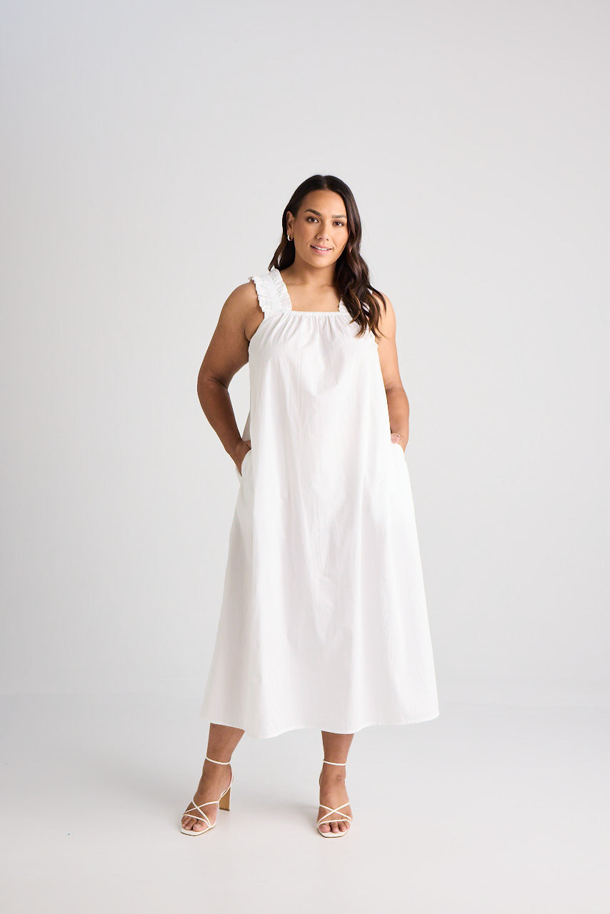 Laura - Dress - Long - White