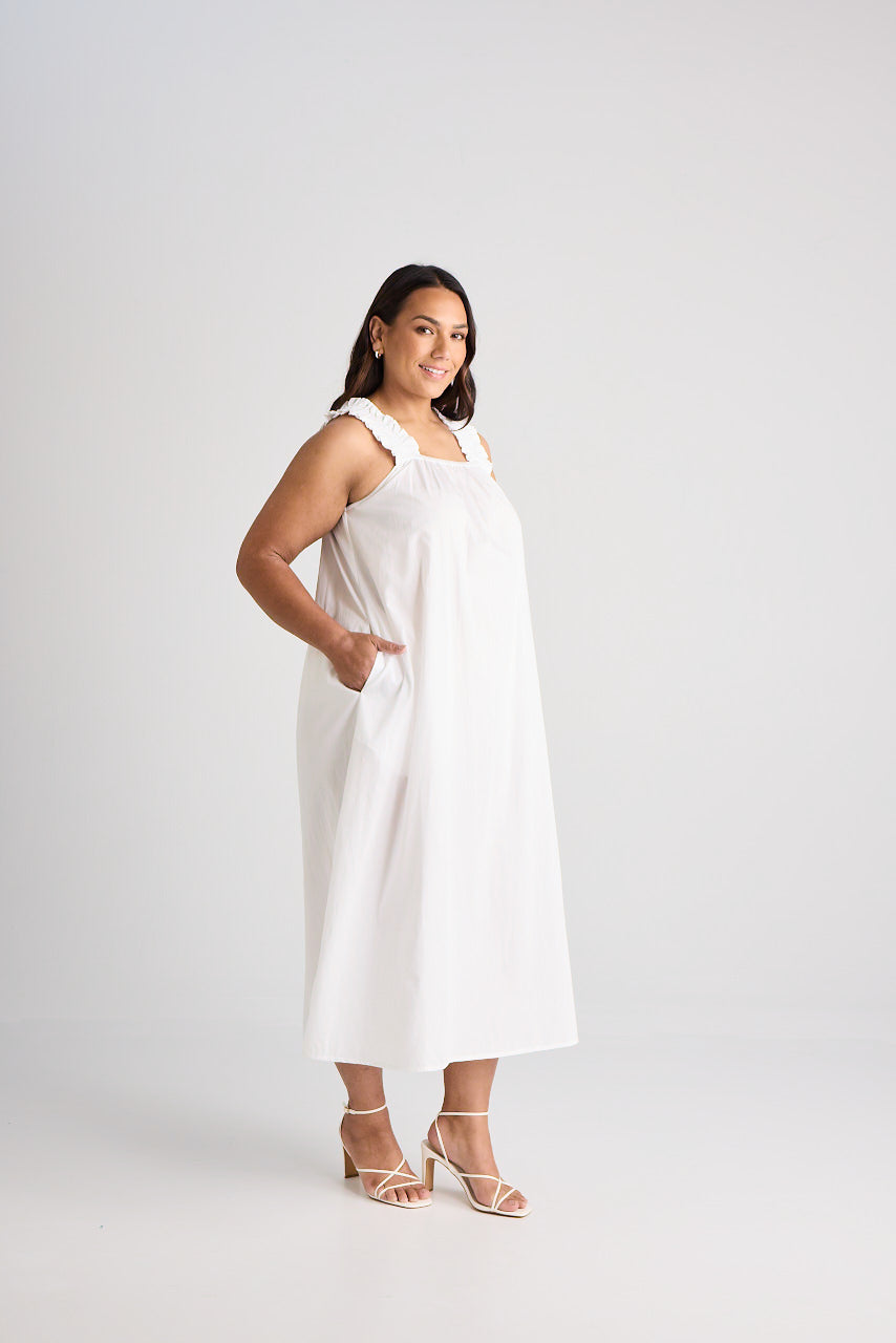 Laura - Dress - Long - White