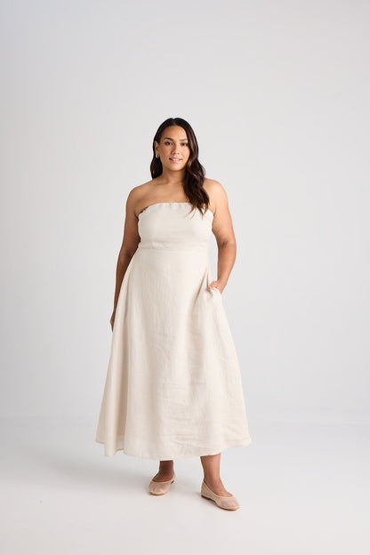 Aerin - Dress - Long - Oatmeal