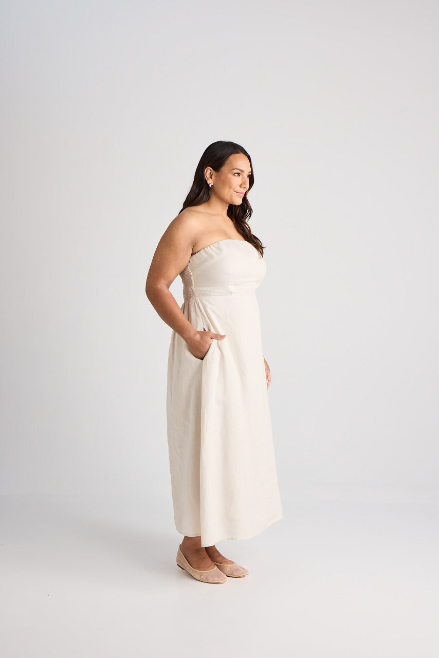 Aerin - Dress - Long - Oatmeal