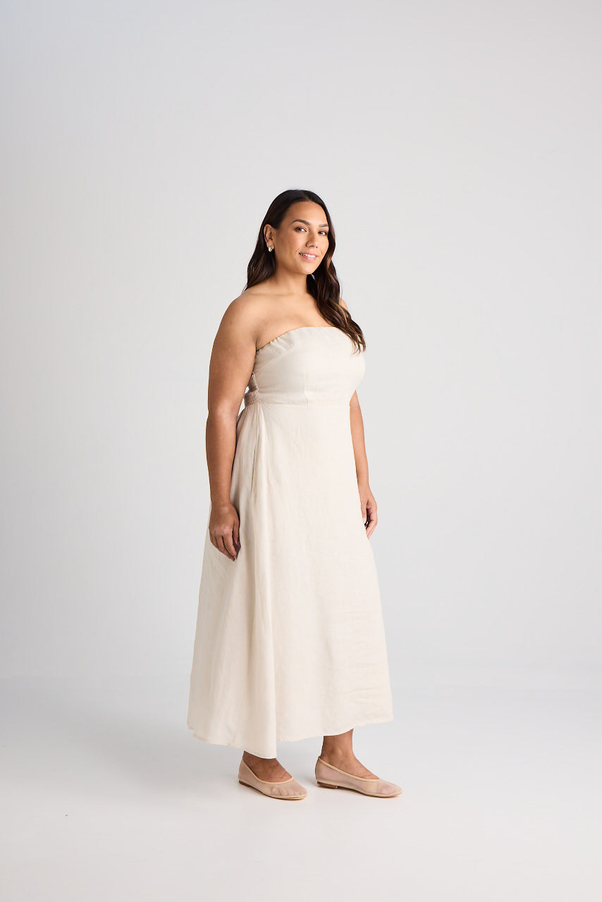 Aerin - Dress - Long - Oatmeal