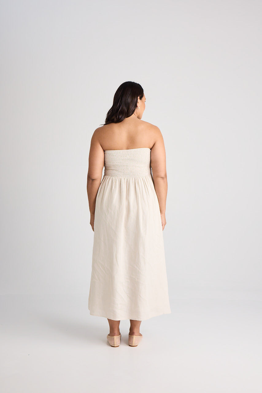 Aerin - Dress - Long - Oatmeal