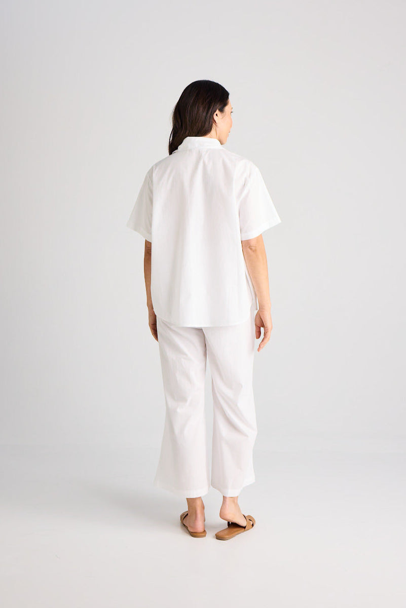 Emma - Shirt - Short Sleeve - White