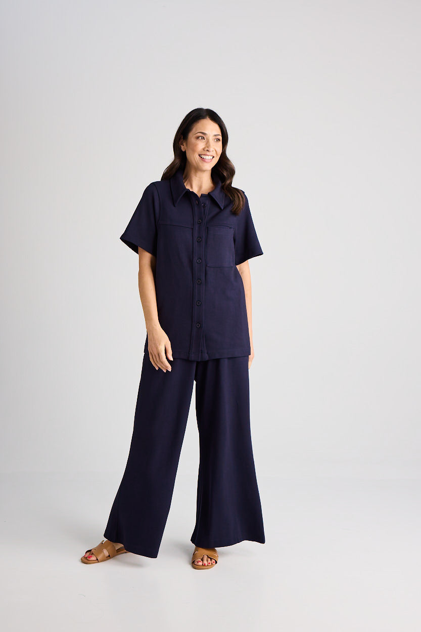 Jacqui - Pants - Navy