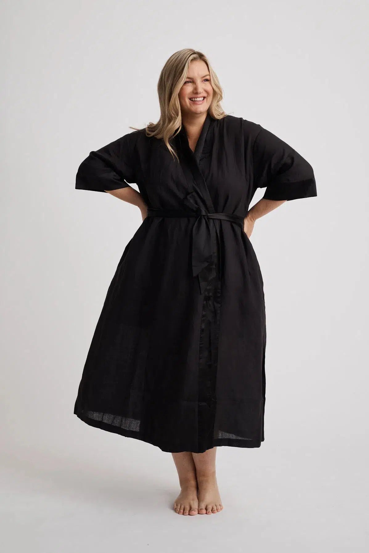 Anne - Robe - Long - Black-Robe | XS- | Hank &amp; Hera