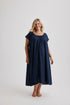 Arianna - Nightie - Long - Navy-Nightie | XS- | Hank & Hera