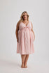 Elizabeth - Nightie - Short - Cotton - Pink-Nightie | XS- | Hank & Hera