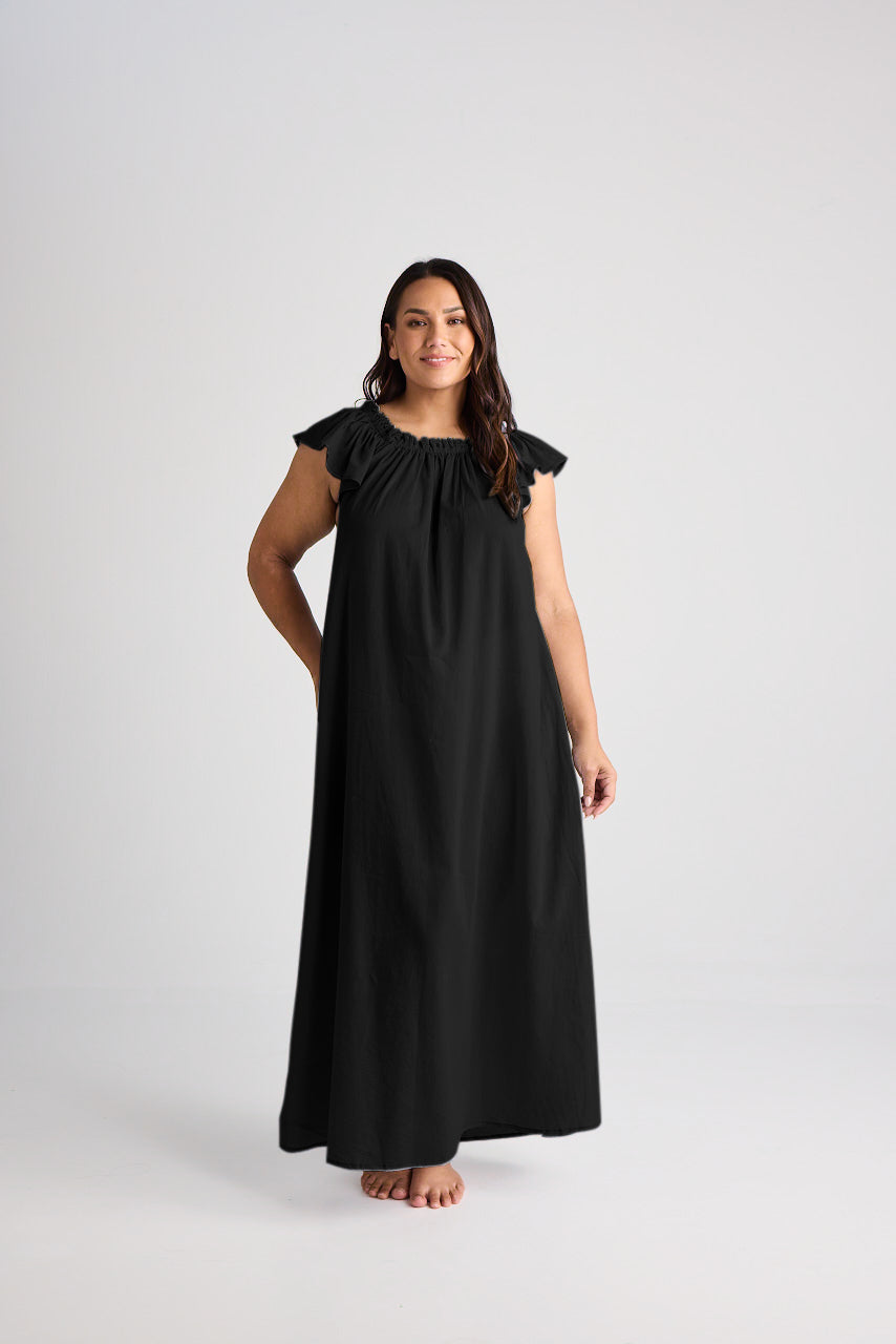 Florence - Nightgown - Black