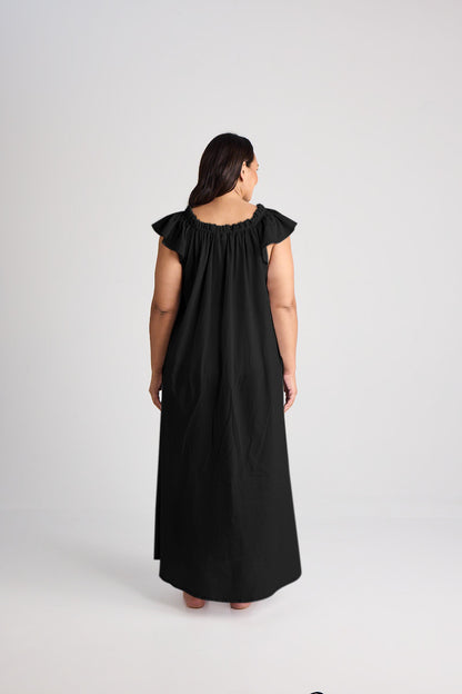 Florence - Nightgown - Black