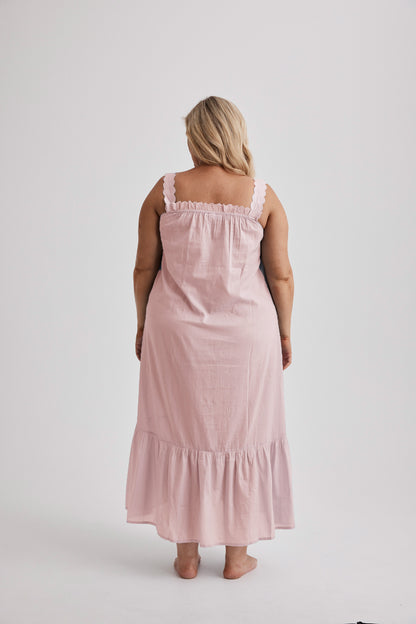 Lauren - Nightdress - Long - Pale Pink