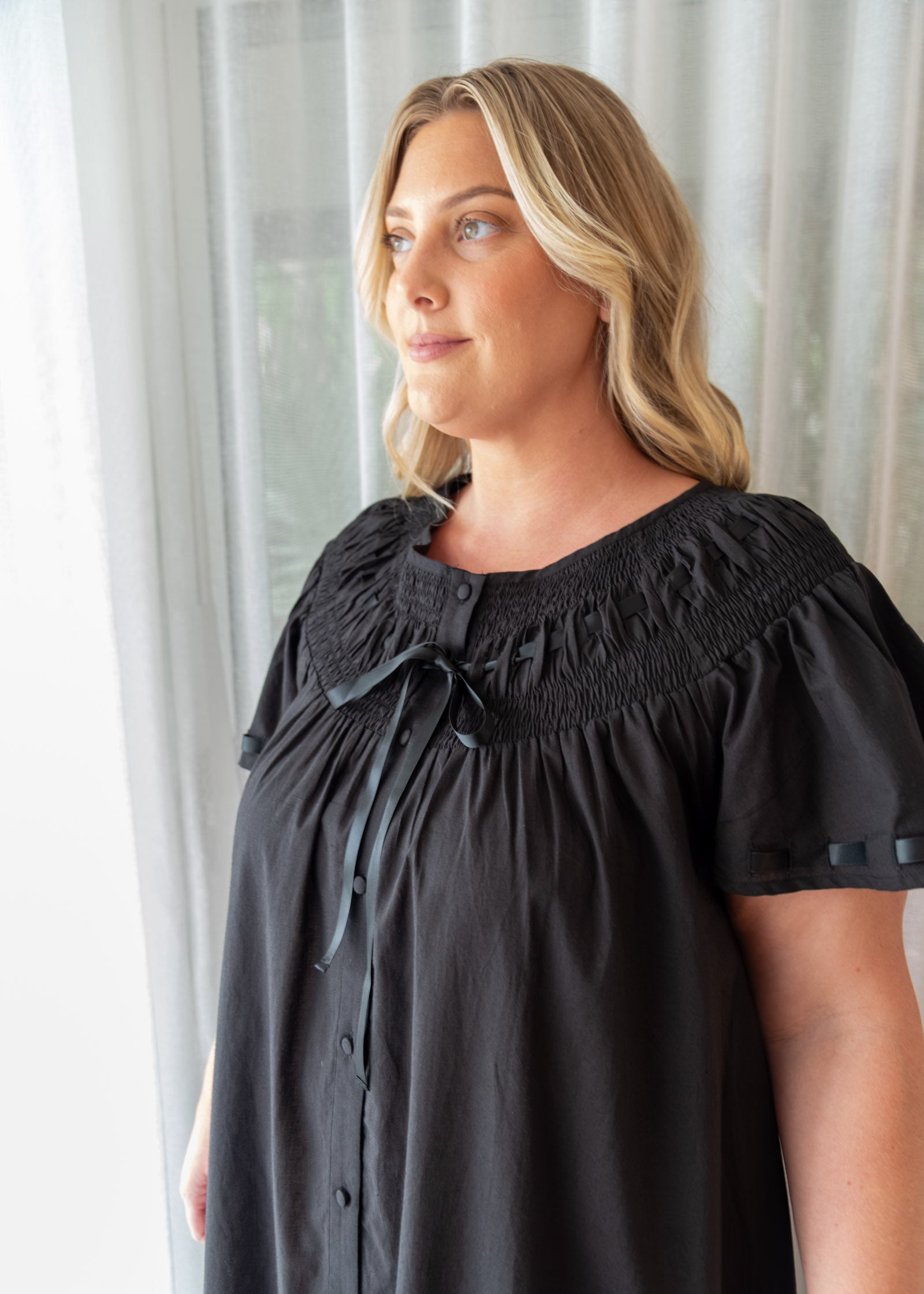 Harriet Nightgown - Black