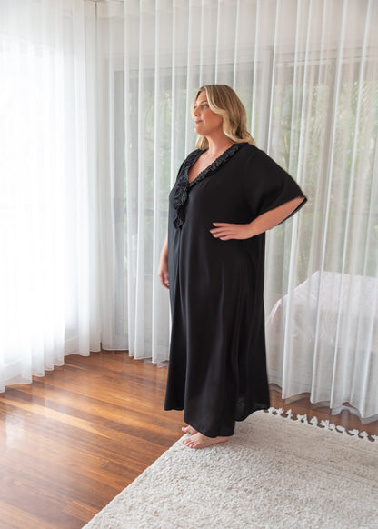 Serena Nightgown - Black