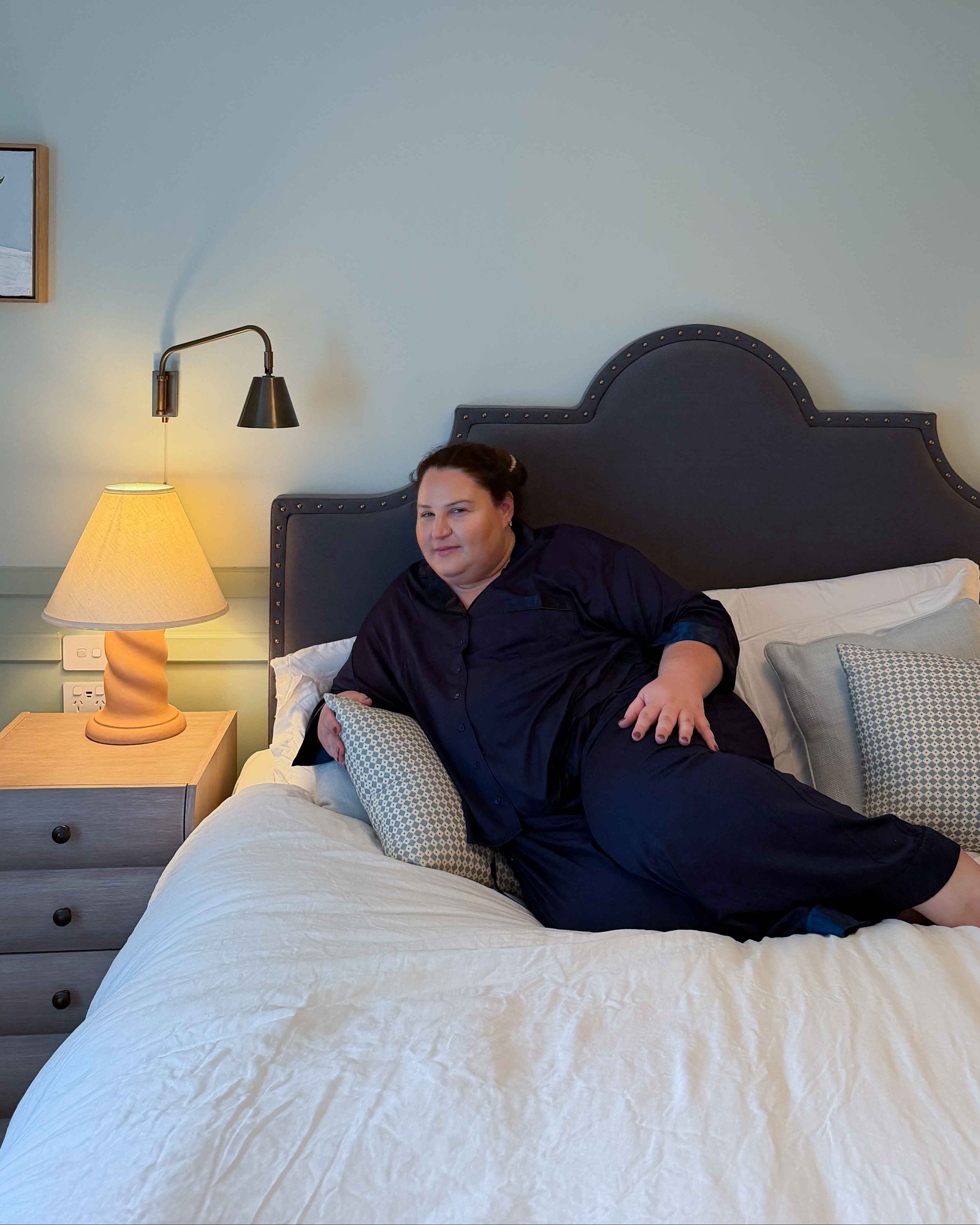 The Hebe Pyjama Set - Navy