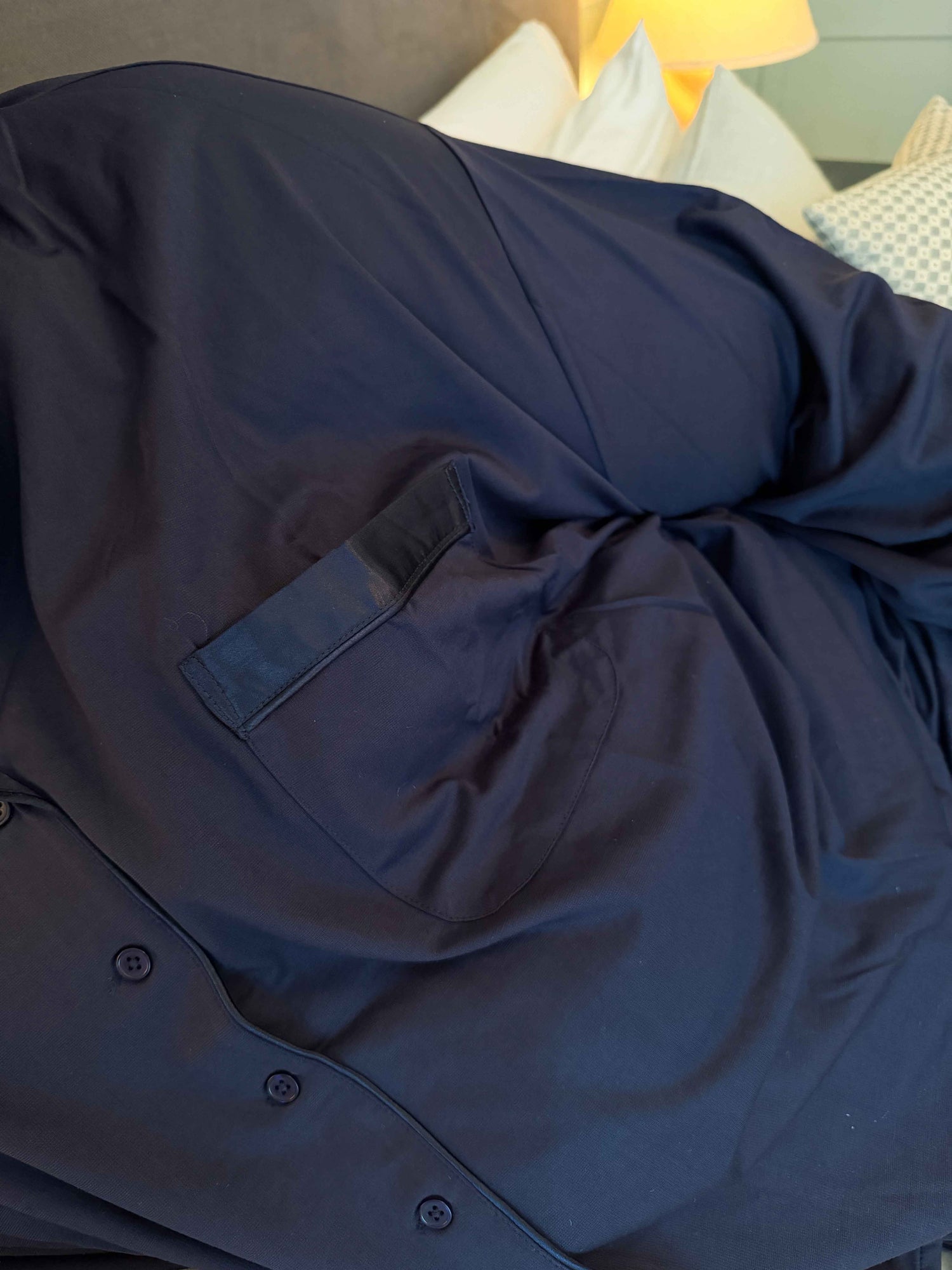 The Hebe - Tencel PJ Shirt - Navy