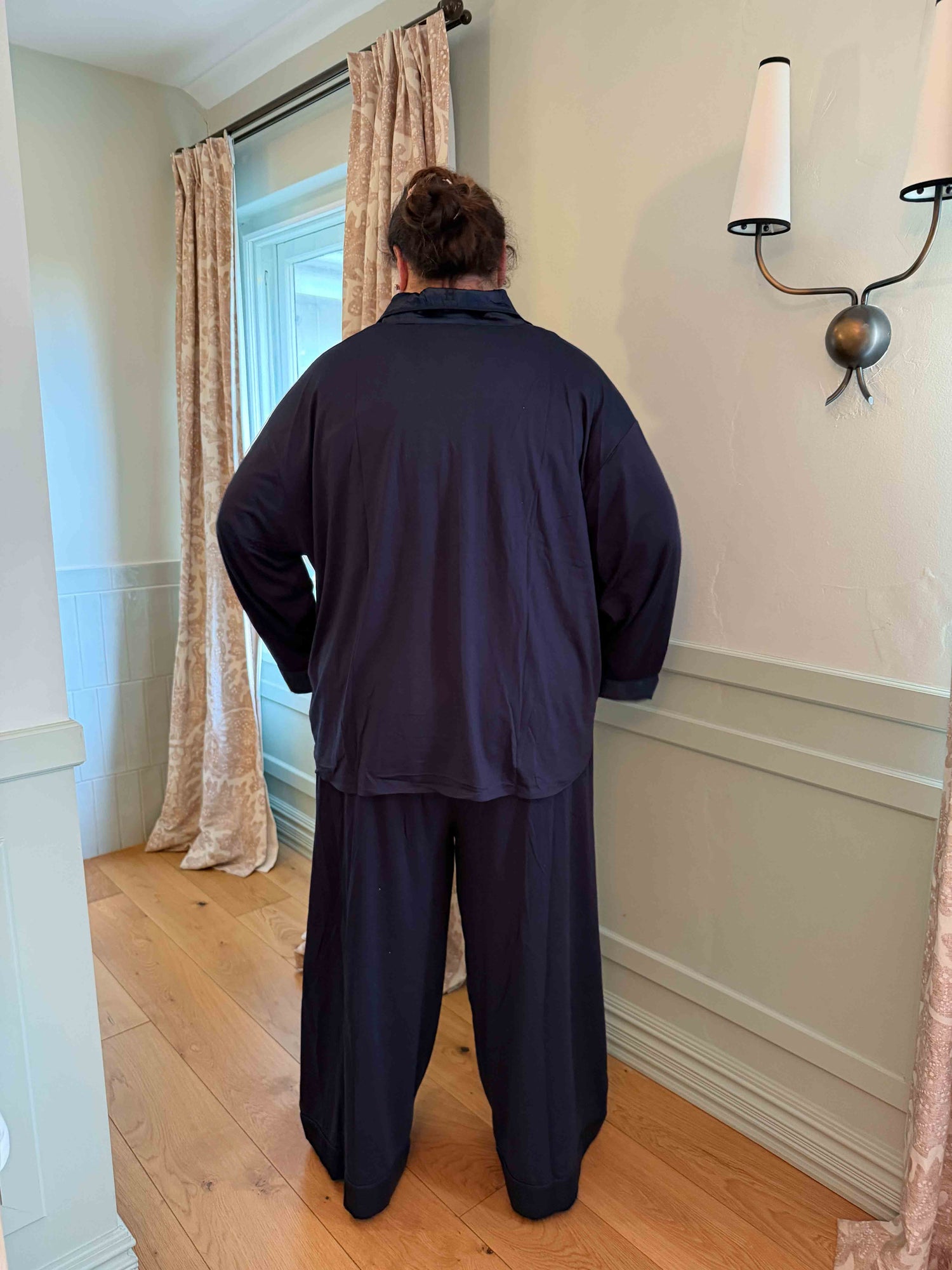 The Hebe Pyjama Set - Navy