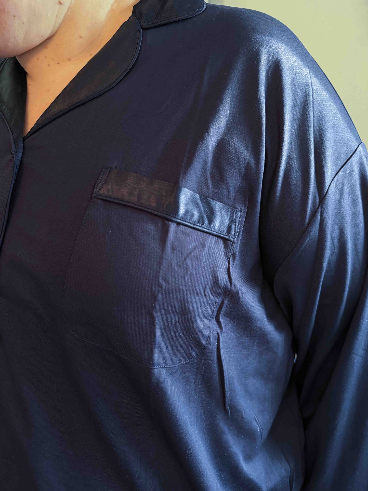 The Hebe Pyjama Set - Navy