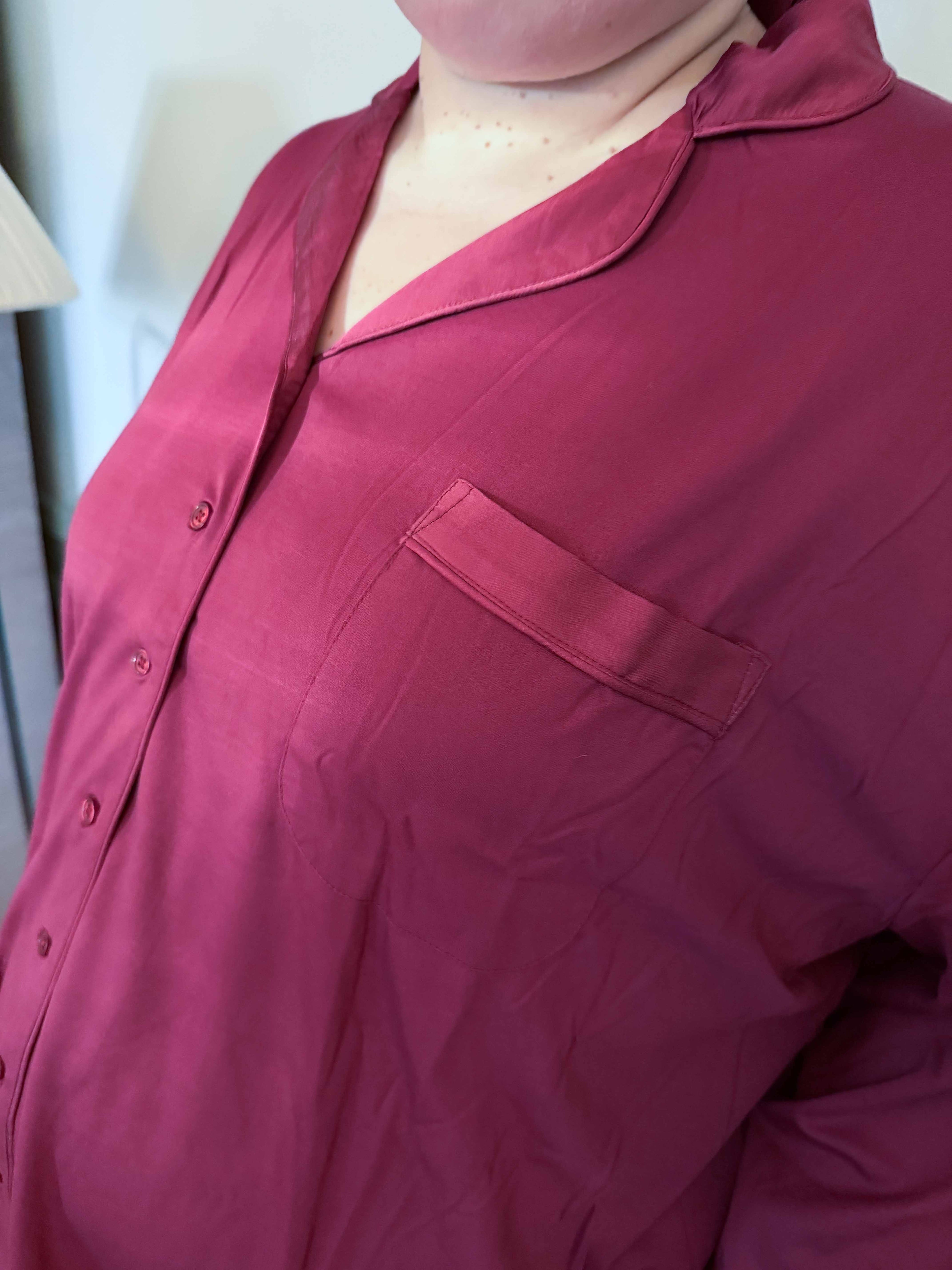 The Hebe Pyjama Set - Burgundy