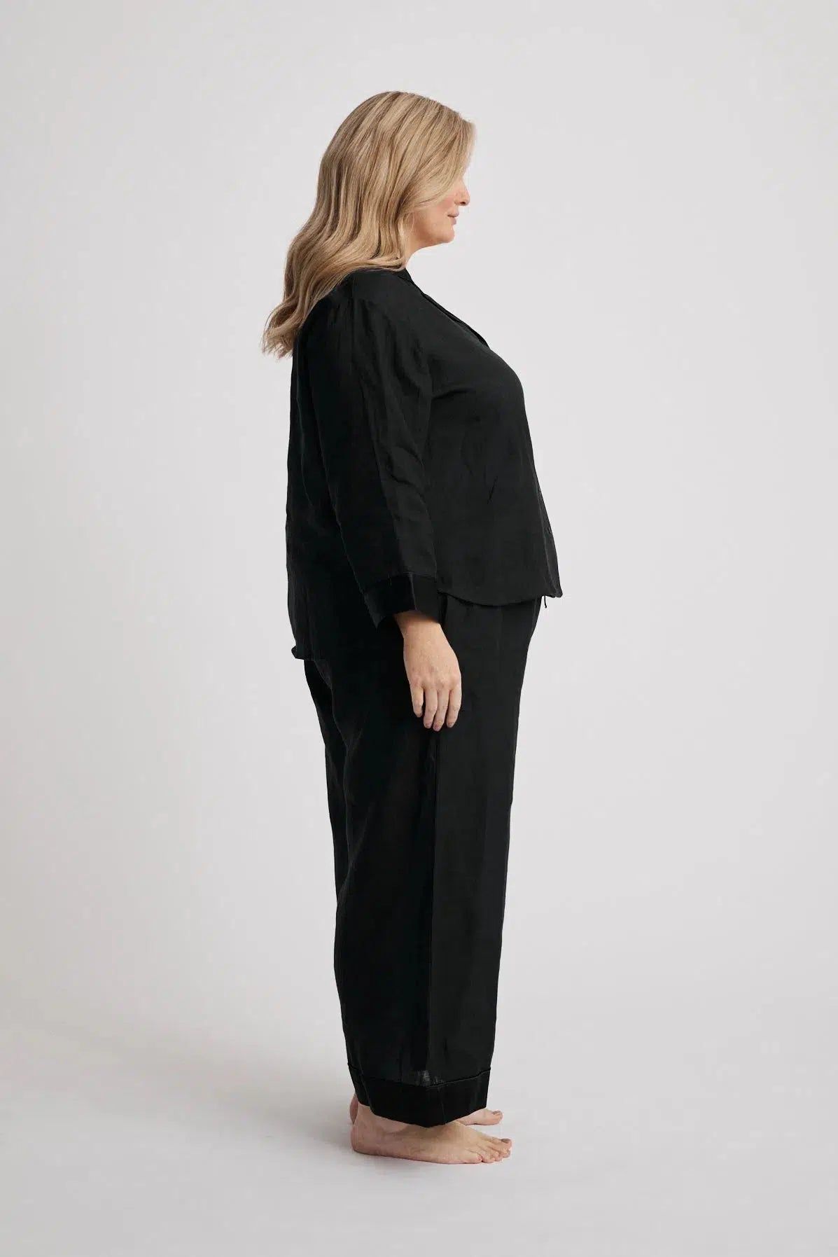 Hera - Pajama Pant - Black- | - | Hank &amp; Hera