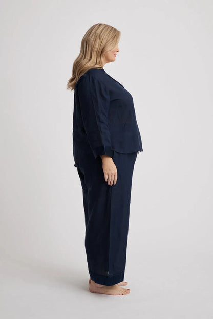 Hera - Pajama Pant - Navy- | - | Hank &amp; Hera