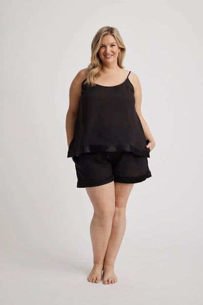 Hera - Pajama Short - Black- | - | Hank &amp; Hera