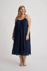 Leilani - Nightdress - Long - Navy-Nightdress | XS- | Hank & Hera