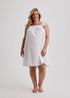 Polly - Nightie - Short - White-Nightie | XS- | Hank & Hera