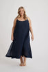 Renae - Slip Nightdress - Long - Navy-Slip Nightdress | XS- | Hank & Hera