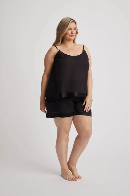 Shorts &amp; Cami Set - Black-Shorts &amp; Cami Set | XS- | Hank &amp; Hera