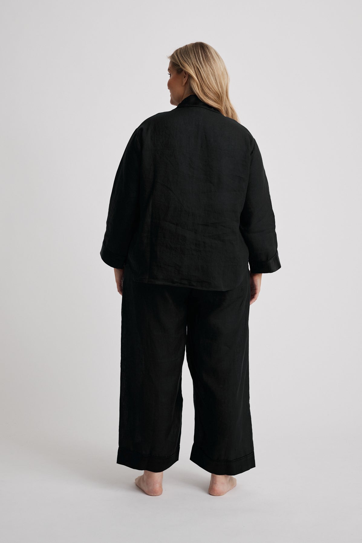 Hera - Pajama Set - Long - Black