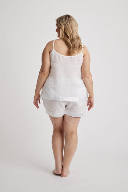 Hera - Pajama Set - Short - White