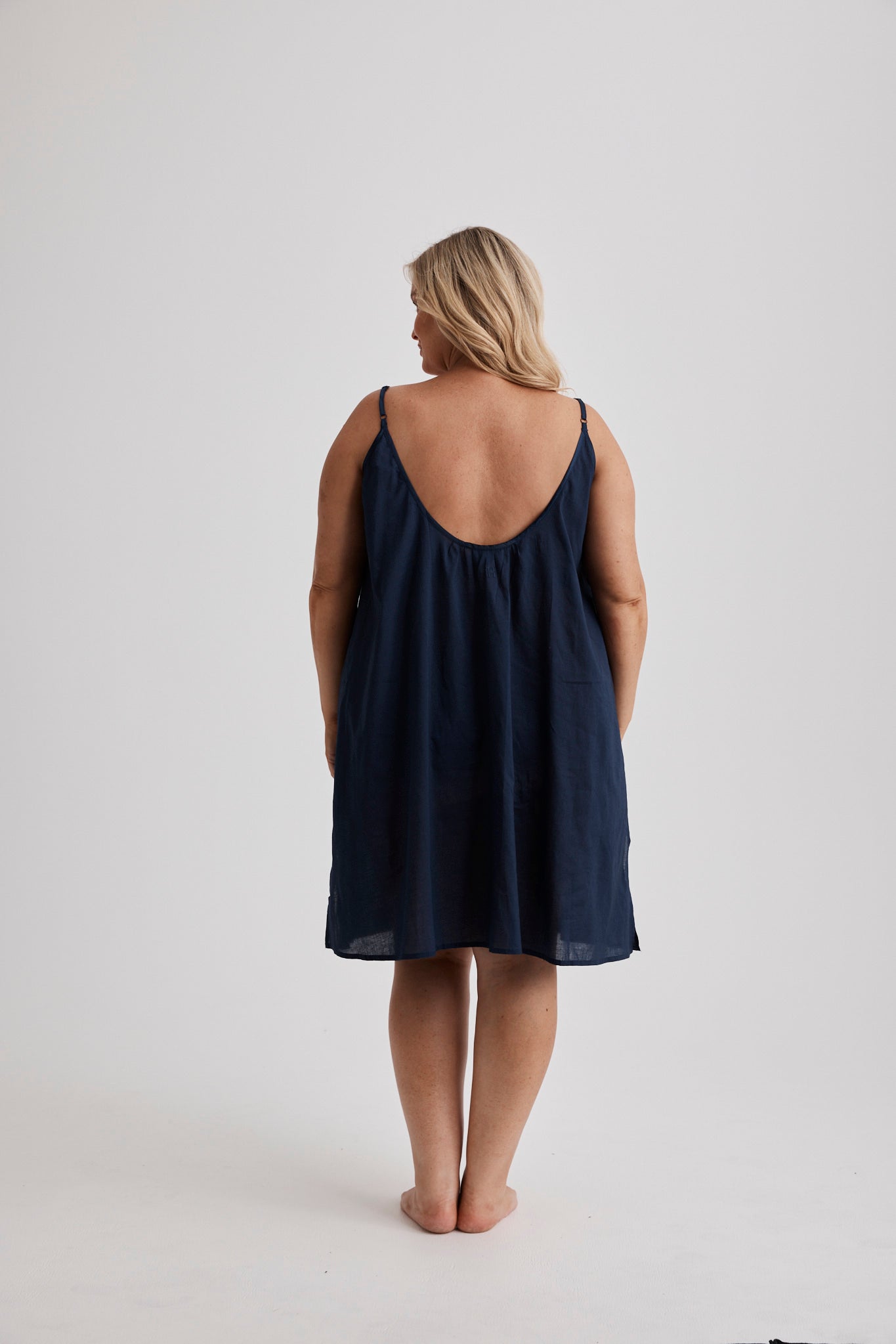 Leilani - Nightdress - Short - Navy